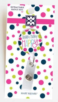 Mary Square Retractable Badge Reel
