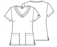 Prints V-Neck Top