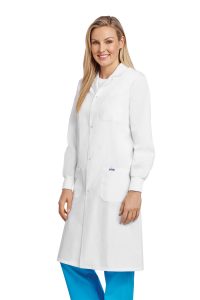 Unisex Cuffed Arm Full Length Lab Coat