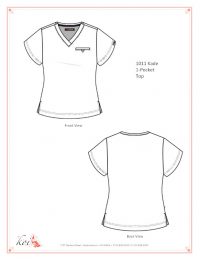 Basics Kade Tuckable V-Neck Top