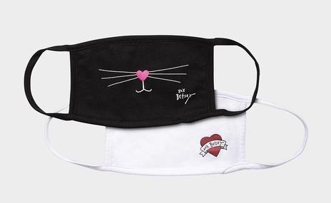 *Kids* Betsey Johnson Reusable Face Masks - 2 pack - Image 2