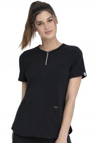 Infinity Round Neck Zipper Top Fashion Collection