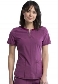 Infinity Round Neck Zipper Top Fashion Collection