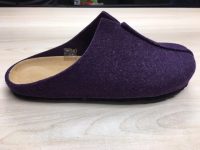 Womens – Felt Clog – Purple