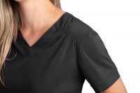 FIT V-Neck Top with Ruching