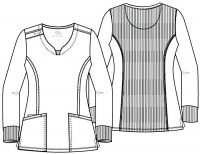 Infinity Long Sleeve Round Neck Top