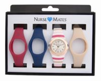 Watch Set with Interchangeable Silicone Bands
