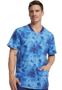 Men’s Dynamix Rib Knit V-Neck Top