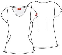 Dickies Prints V-Neck Top