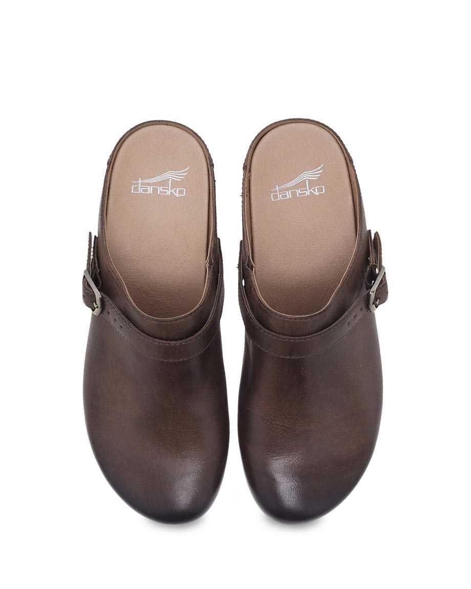 Berry Brown Milled Burnished Leather - Image 2