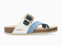 Madeline Sea Blue Sandalbuck