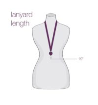 Details Ribbon Lanyard with Badge Reel