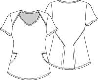 Licensed Contemporary V-Neck Top