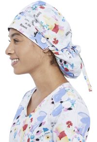 Tooniforms Bouffant Scrub Hat with Buttons