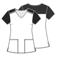 Licensed Print V-Neck Top