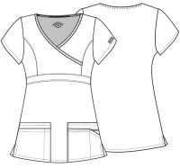 EDS Signature Mock Wrap Top