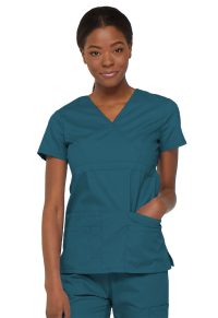 EDS Signature Mock Wrap Top