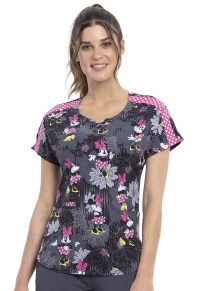 Licensed Lace-Up Neck Top