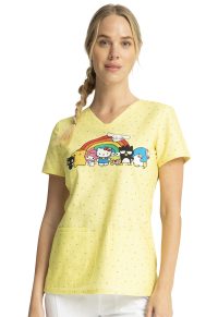 Licensed Shaped V-Neck Top