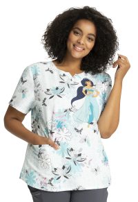 Licensed Rounded V-Neck Top