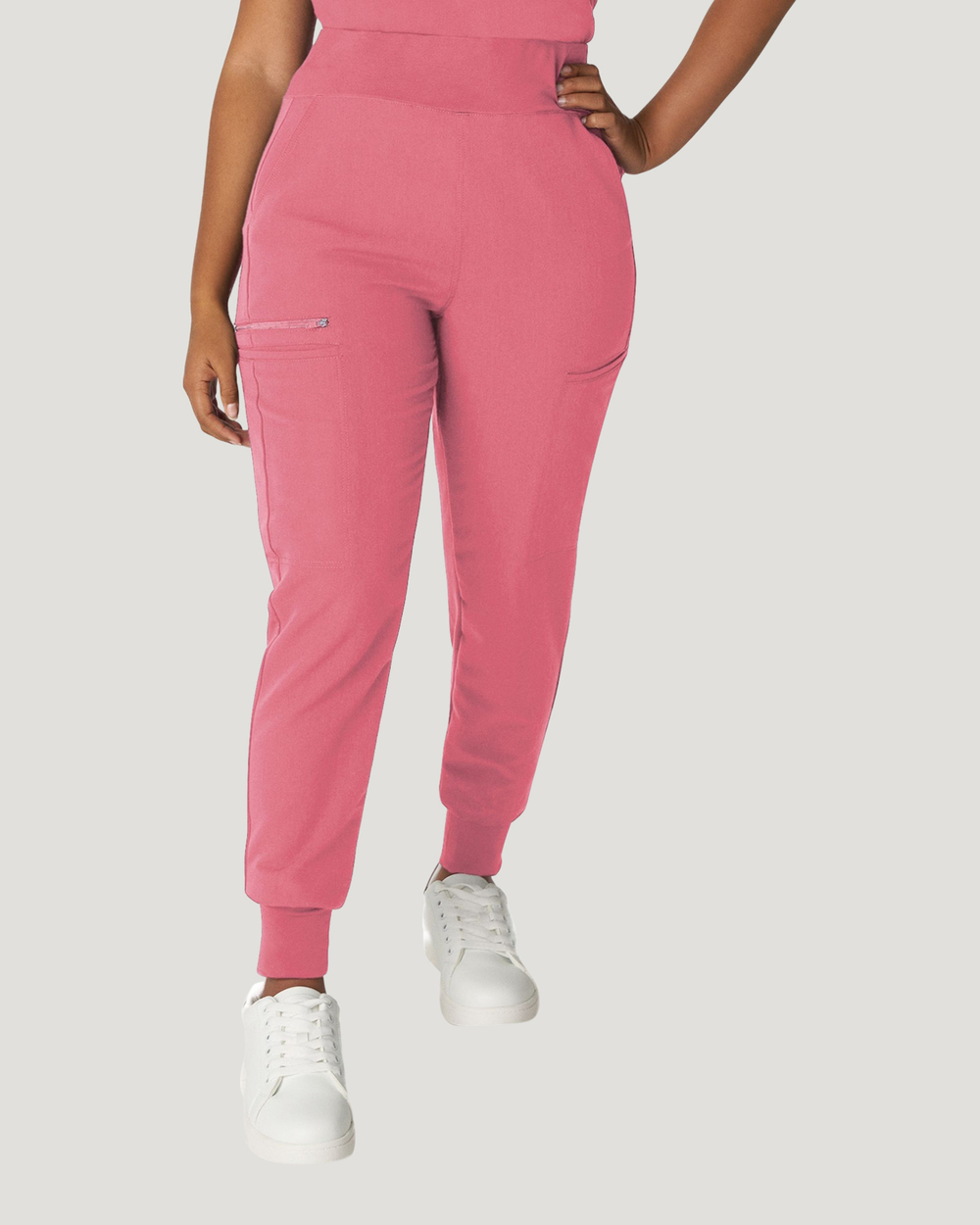 V.Tess Jogger with Jersey Knit Contrast
