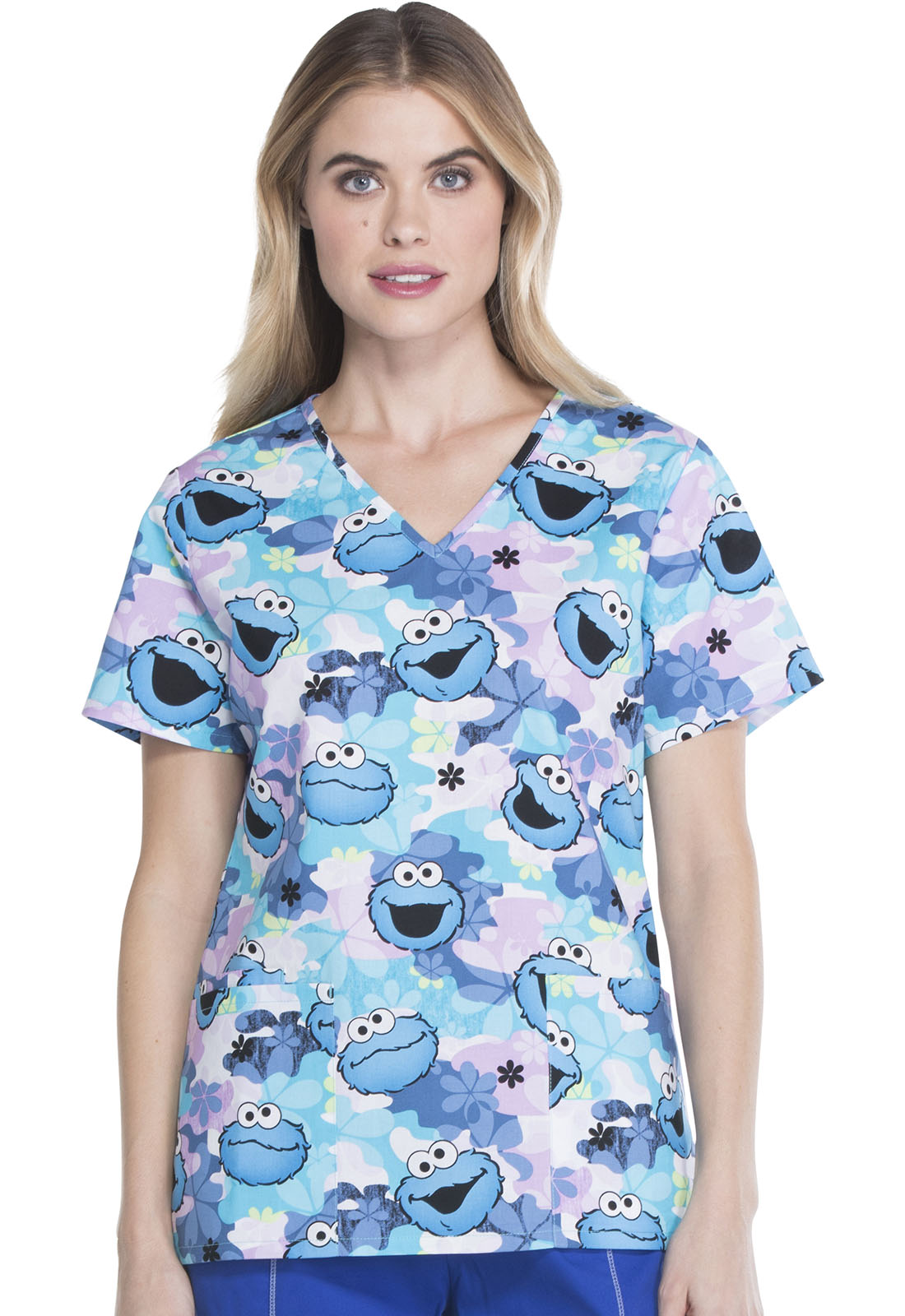 Licensed Print Scrubstar Top