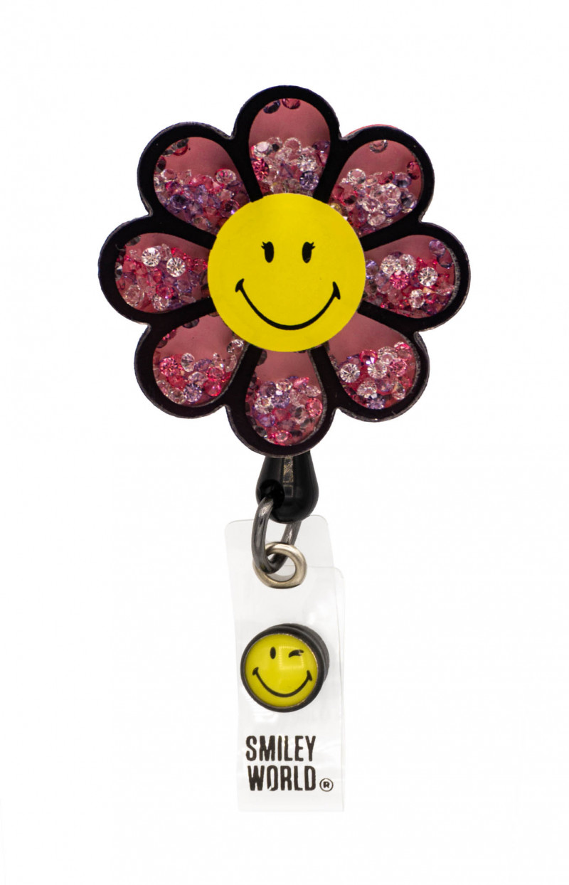 Smiley World Shaker Retractable ID Badge Reel - Image 5