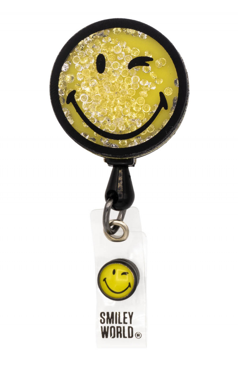 Smiley World Shaker Retractable ID Badge Reel - Image 3