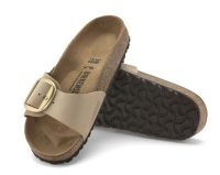 Madrid Big Buckle Sandcastle Nubuck Leather NARROW