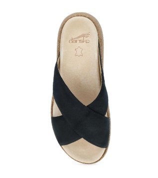 Bridget Black Burnished Suede - Image 3