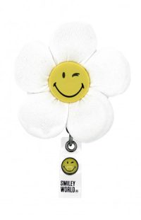 Smiley World Retractable ID Badge Reel