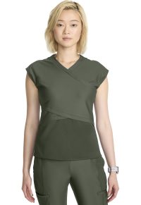Kinetic Knit Wrap Dolman Top