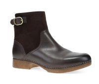 Monique Chocolate Burnished Calf Boot