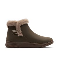 Breeze Fur Boot Dark Olive