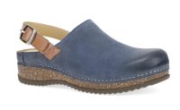 Merrin Blue Burnished Suede