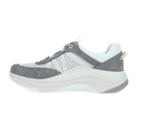 Poppy Frost Grey Suede