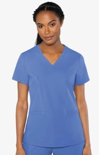 MC Peaches Double V-Neck Top
