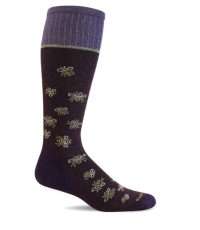 Sockwell Busy Bee 15-20mmHg WIDE CALF Graduated Compression Socks