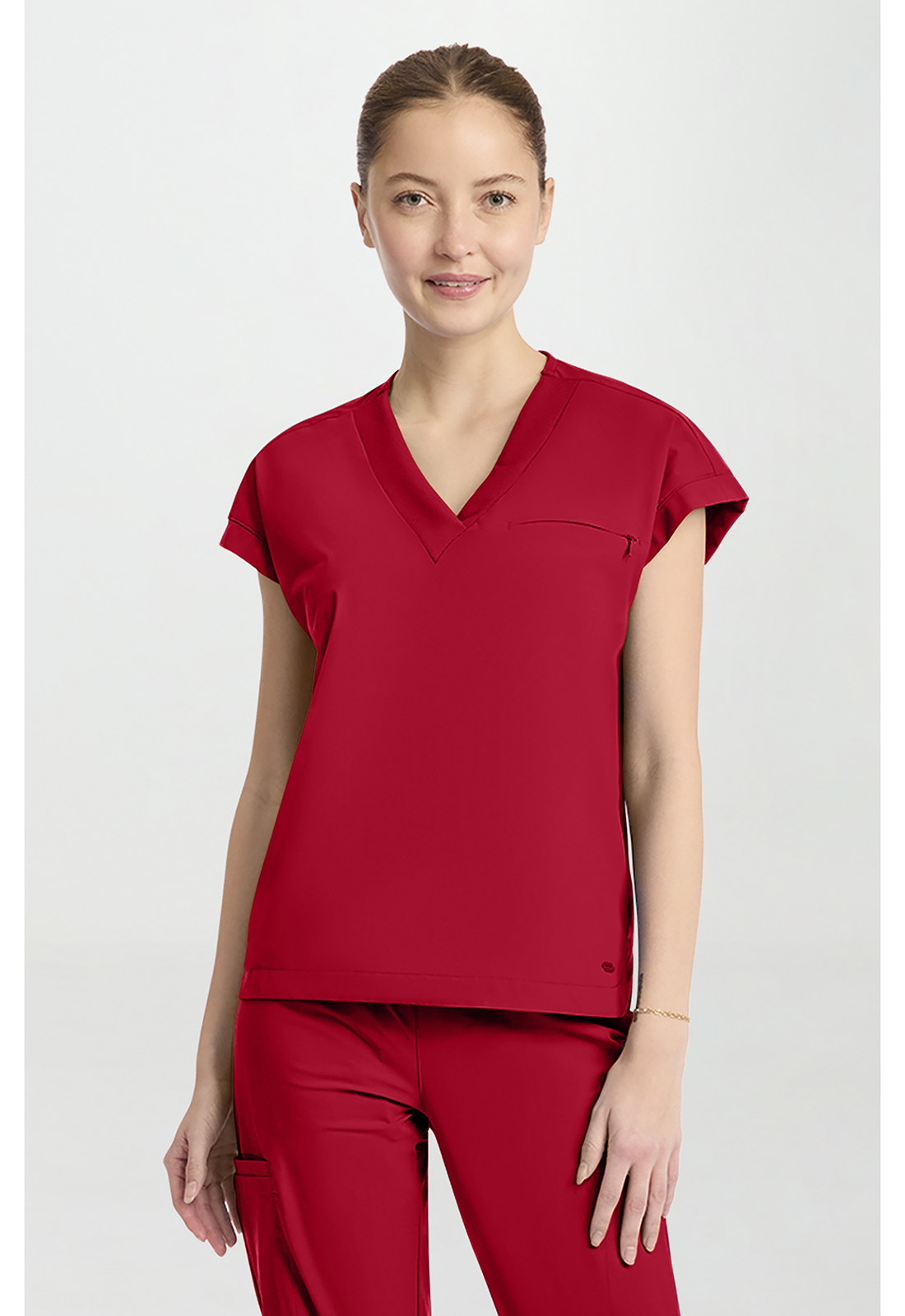 Pursuit Tuckable Dolman V-Neck Top - Image 2