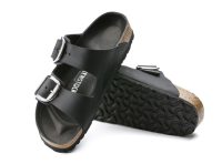 Arizona Big Buckle Black Oiled Leather