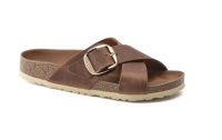 Siena Big Buckle Cognac Oiled Leather NARROW