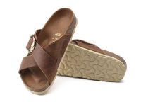Siena Big Buckle Cognac Oiled Leather NARROW