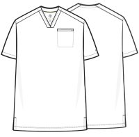 Men’s QUEST Chest Pocket V-Neck Top