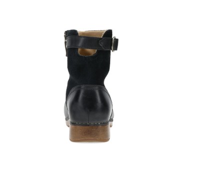 Monique Black Burnished Calf Boot - Image 3