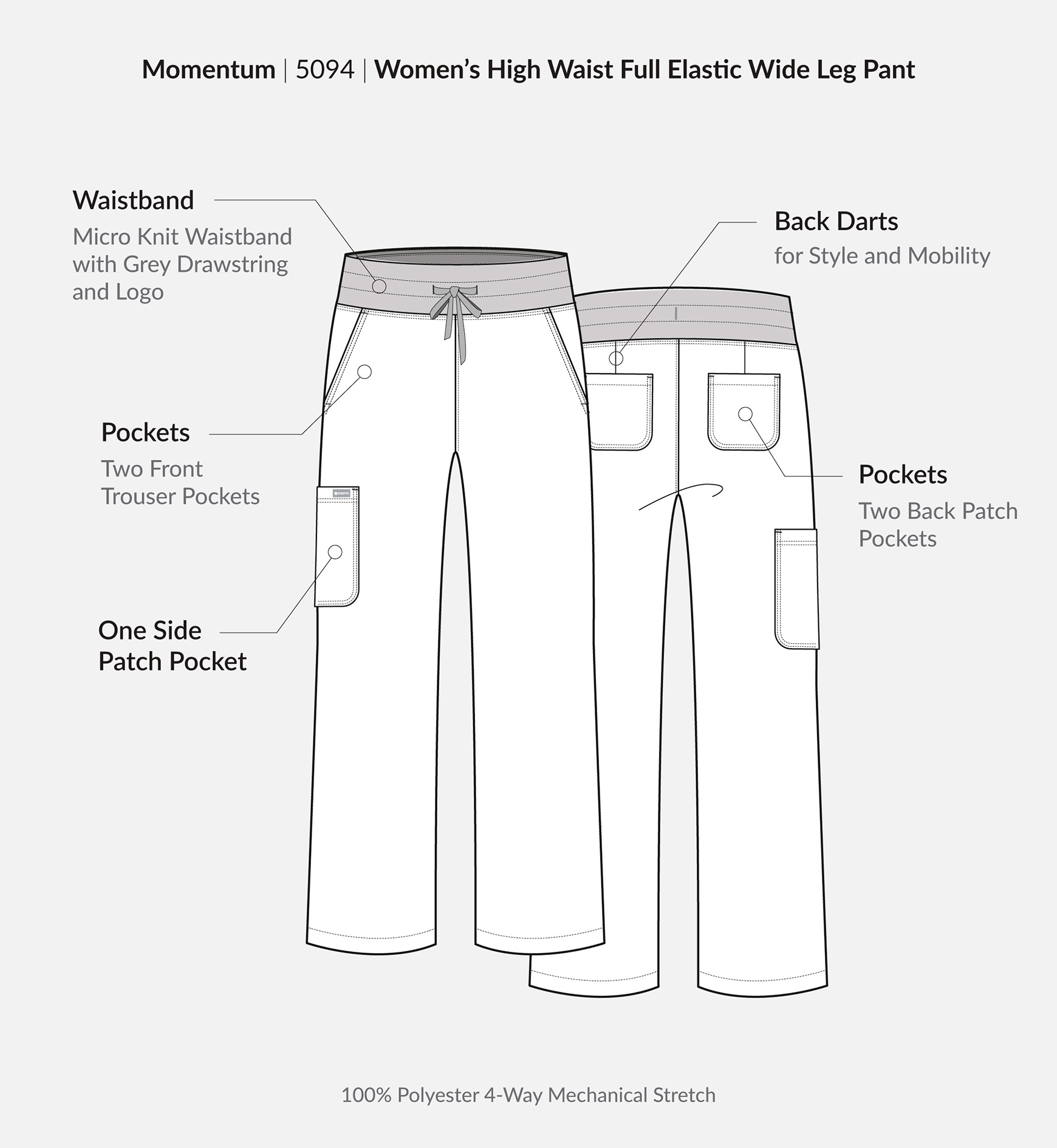 Momentum Wide Leg Pant - Image 3